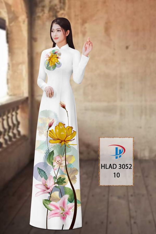 Vải Áo Dài Hoa Ly AD HLAD3052 18